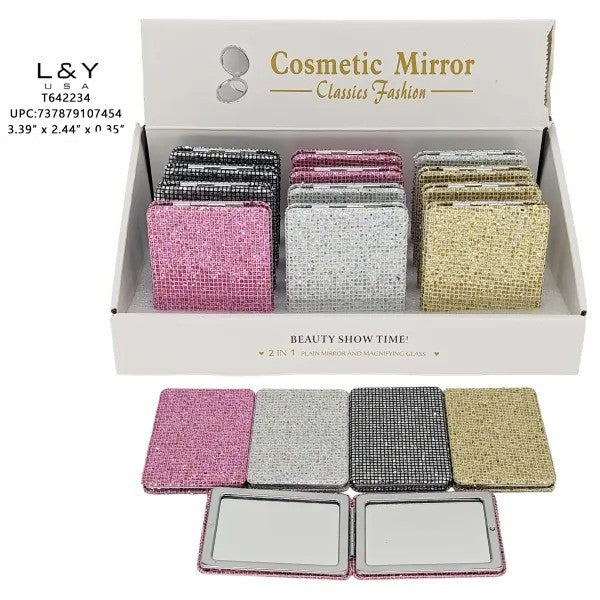 Rhinstone Cosmetic Mirror