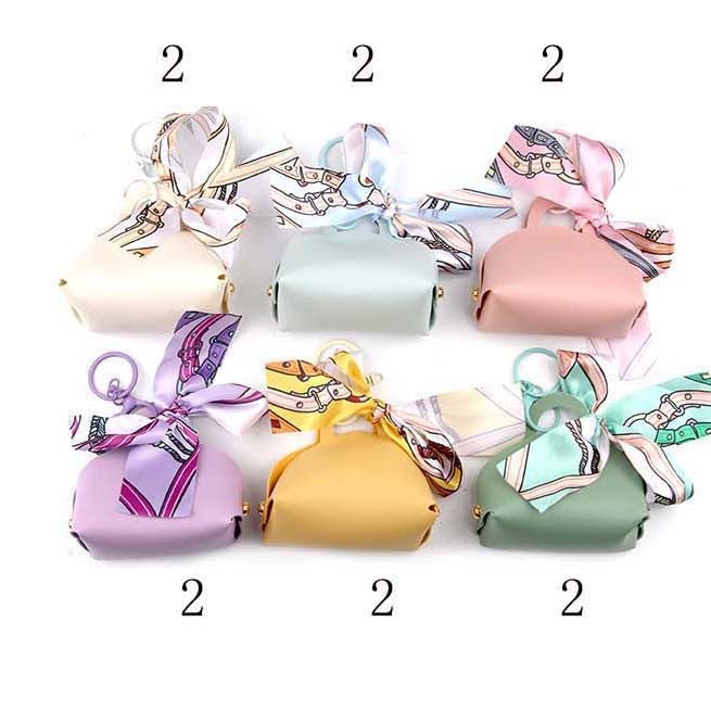 Purse Keychain with Bow
