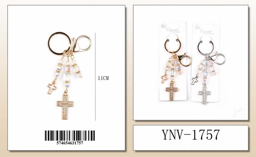 Cross Charm Keychaihn