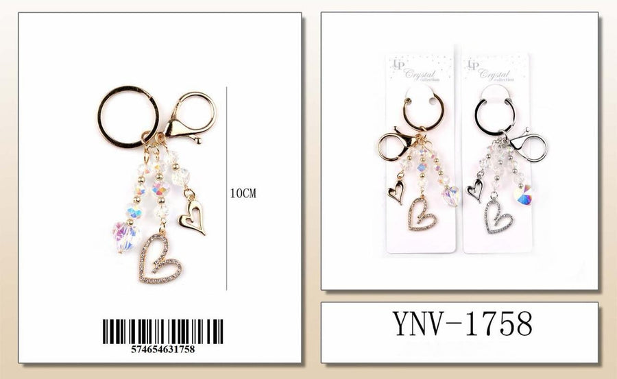 Heart Charm Keychain