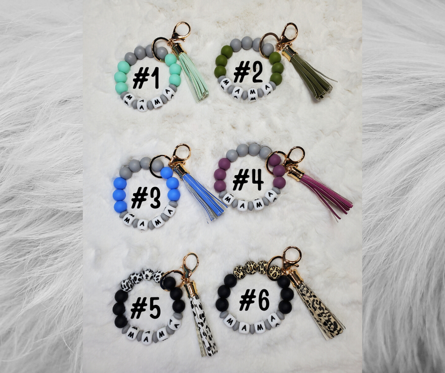 Round Beadable Keychains (Per Dozen)